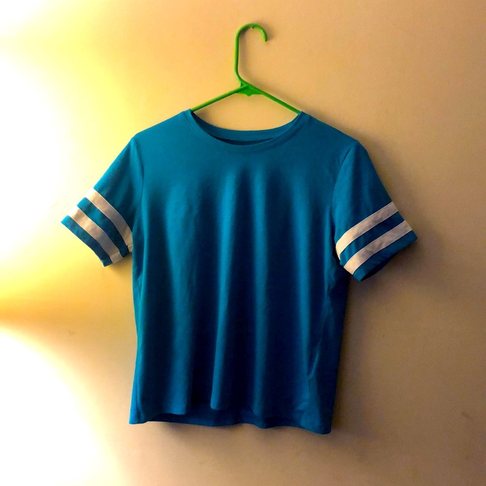 Blue t-shirt by Mandee brand. Size medium.